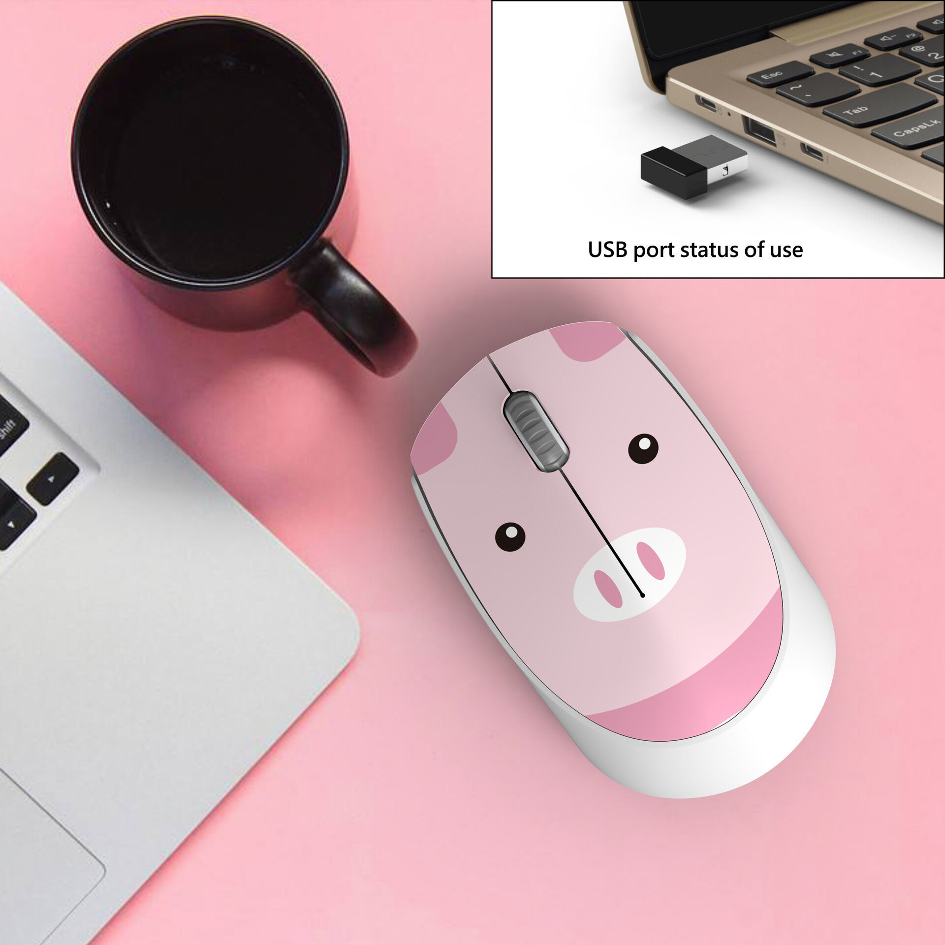 Ordenador Utilice el ratón USB inalámbrico simple Style 2,4G - China Ratón  inalámbrico y ratón precio