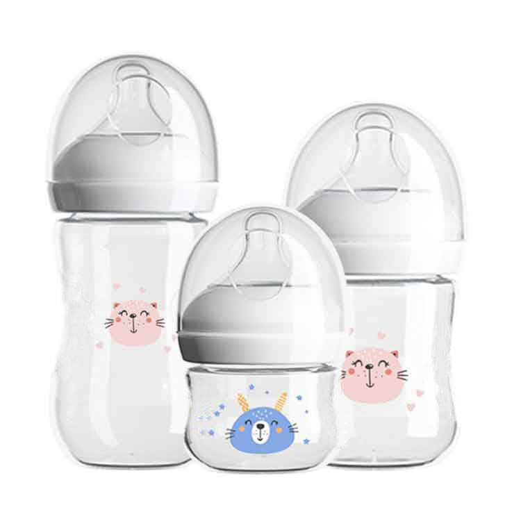 Paquete de biberones para recién nacidos, anti cólicos y reflujo, sin BPA  PPSU