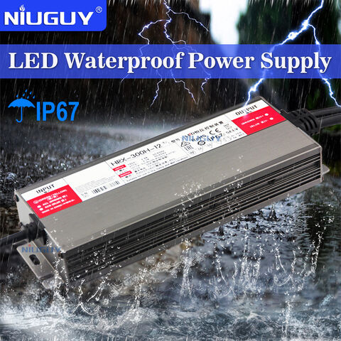 Transformadores Impermeables para Iluminación AC 220V a DC 12V 24V, Driver LED, Fuente de Alimentación 60W 100W 150W 200W 300W 600W para Exteriores