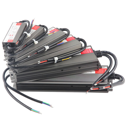 Transformadores Impermeables para Iluminación AC 220V a DC 12V 24V, Driver LED, Fuente de Alimentación 60W 100W 150W 200W 300W 600W para Exteriores