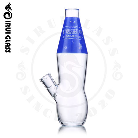 Pipa Botella Cristal Mini【 Calidad 】 ✓