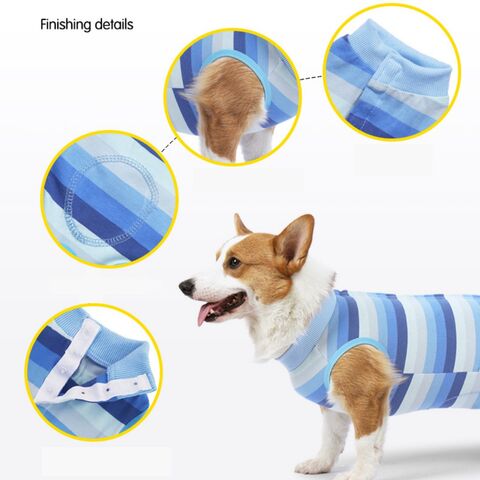 Adjustable Dog Recovery Bodysuit - Anti-Licking, Post-Surgery Suit