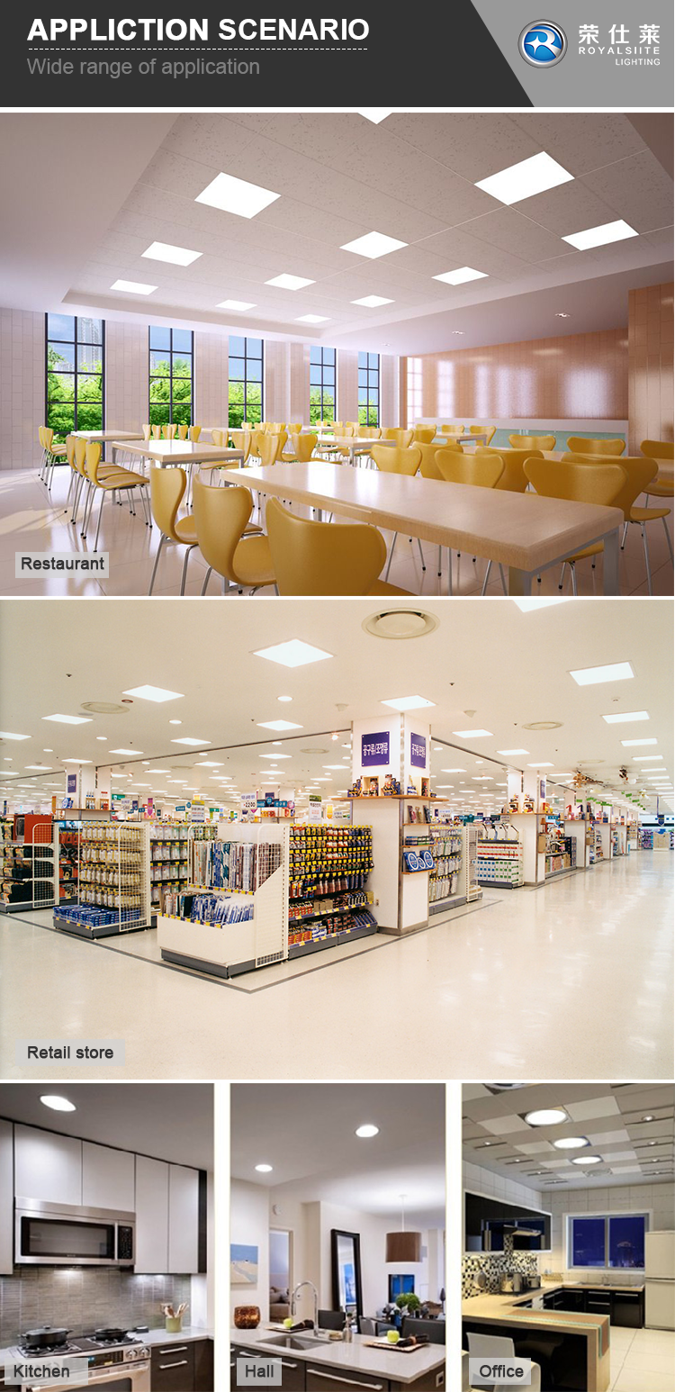 High Brightness Cri>80 Slim Round Led Light Panel ,square Led Panel ...