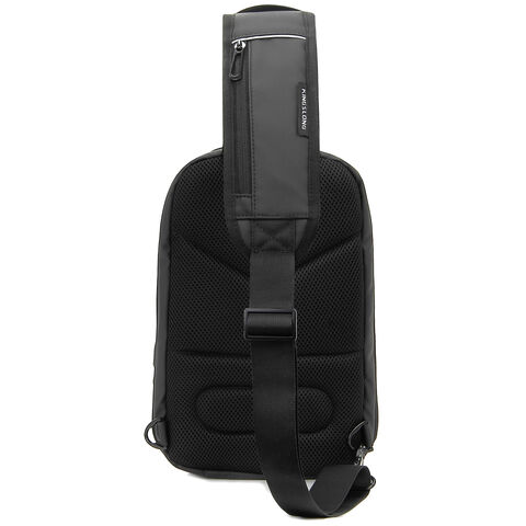 Brusttasche Umhängetasche Lässige Reise Crossbody Schultertasche Sling Bag mit USB-Ladeanschluss