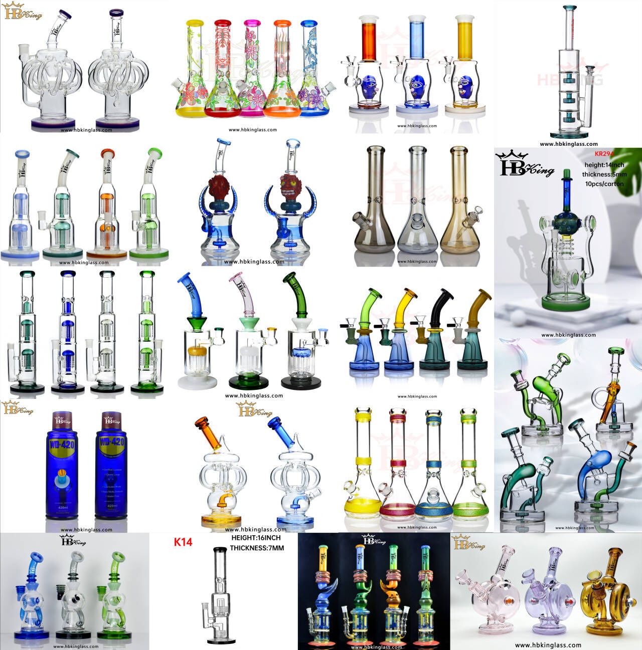 Buy Wholesale China Hbking New Design 7.2 Inch Mini Recycler Dab Rig ...