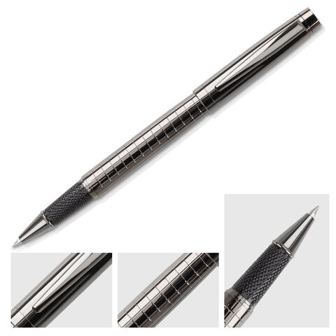 Kugelschreiber Schwarze Tinte Mittlere Spitze Sanftes Schreiben Griffsicher Metallkappe Exklusiver Büro-Kugelschreiber Elegantes Geschenk für Männer und Frauen