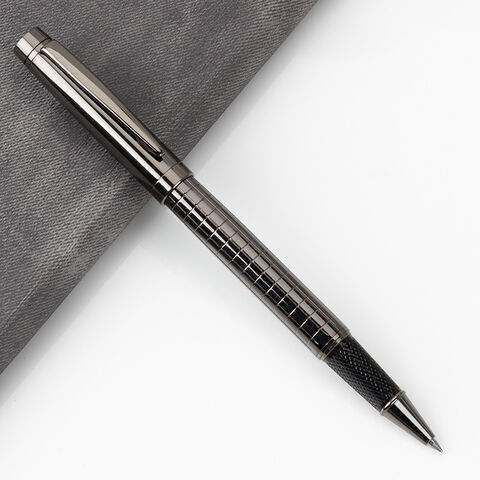Kugelschreiber Schwarze Tinte Mittlere Spitze Sanftes Schreiben Griffsicher Metallkappe Exklusiver Büro-Kugelschreiber Elegantes Geschenk für Männer und Frauen