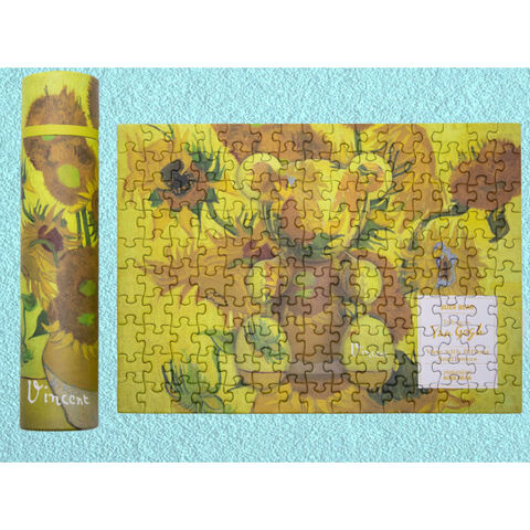 Rompecabezas de Girasol al por Mayor de 150 Piezas con Tubo de Almacenamiento Resistente – Puzzles de Actividad para Adultos y Niños