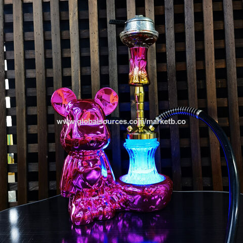 Buy Wholesale China New Hookah Shisha Luxury Resin Hookah Bear Craft Design  Led Hookah & Bear Hookah at USD 33