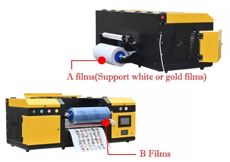 Buy Wholesale China New Uv Dtf A And B Film Sticker Printer Ab Crystal ...