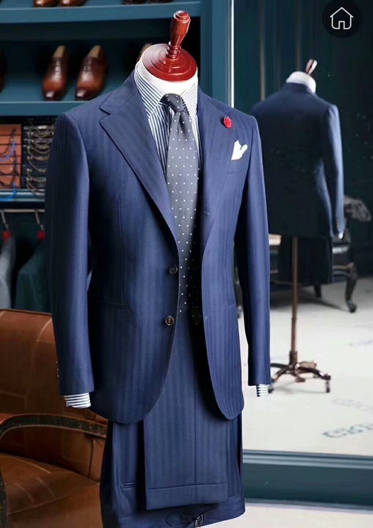 Mtm Made To Measure Customized Handmade Custom Men's Wedding Suit