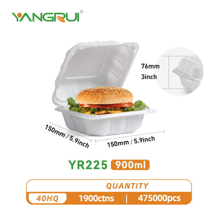 Mineral Filled Disposable Takeaway Polypropylene Togo Boxes Carry out  Hamburger Hinged Lid Food Containers - China Carry out Hamburger Hinged Lid  Food Containers and Mineral Disposable Takeaway Togo Boxes price