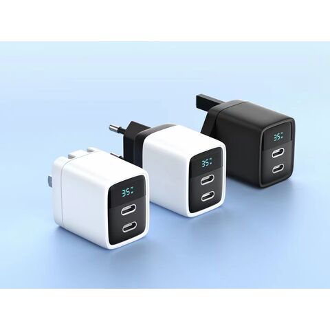 Adaptateur chargeur USB C prise USB 35W adapté pour Samsung et Apple iPhone  - Chargeur