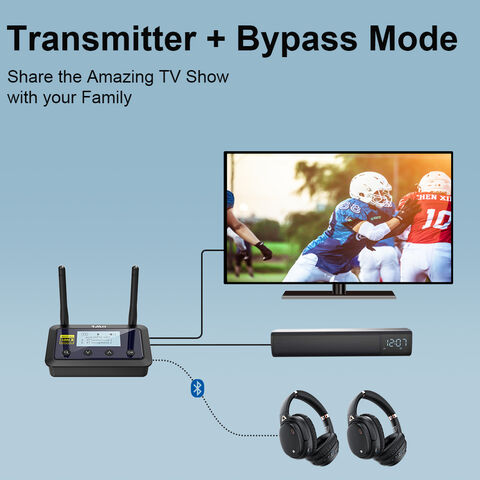 Adaptateur Bluetooth 5.0 Transmetteur, Bluetooth Émetteur et Récepteur  2-en-1 Sortie Stéréo 3.5mm, Adaptateur Bluetooth Audio aptX Double  Appairage pour Casque TV,PC,Système Stéréo de Voiture/Maiso : :  High-Tech