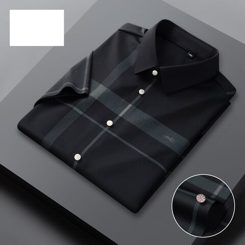 Chemise Homme Manches Courtes à Imprimé 3D Samouraï & Chat - Col Montant - Polyester Doux - Style Casual & Plage - 6
