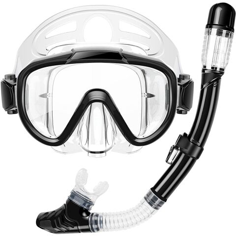 Máscara de buceo Máscara de buceo Gafas de buceo Conjunto de snorkel seco  Traje de buceo Gafas de natación Máscara de esnórquel de cara completa
