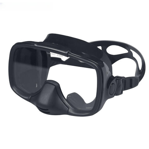 Máscara De Snorkel Panorámica Para Adultos - Vidrio Templado Antivaho Y Tubo Seco