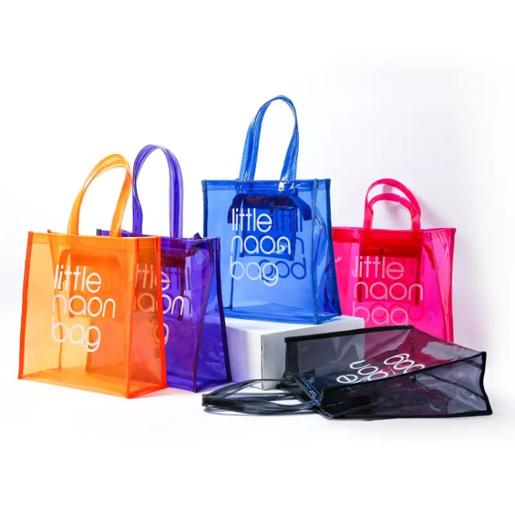 Large pvc tote online bag