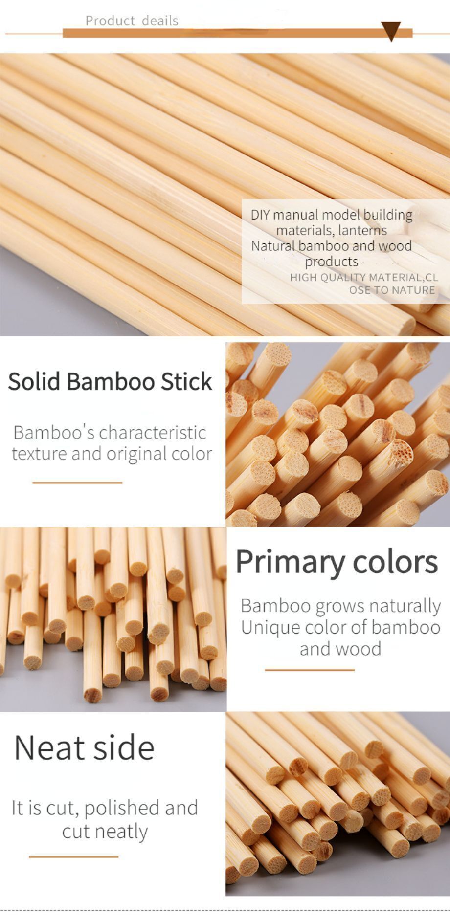 Buy Wholesale China Neck Stretcher Junior Golf Grips Wood Message Tools Oem  Round Dowels Rods Birch Dowel Wooden Rod Stick Wood Pine & Bamboo Stick  Wood Dowel Plant Support Rod at USD