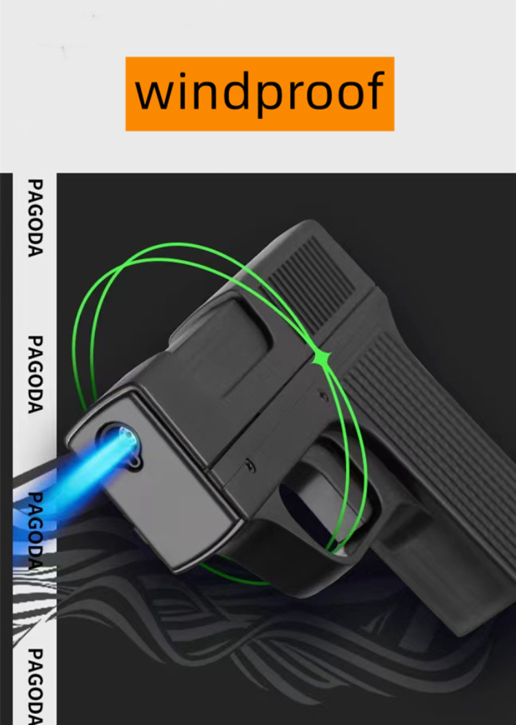 Buy Wholesale China Hot Sell Gun Cigarette Case With Torch Lighter For