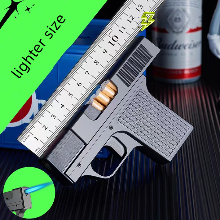 Buy Wholesale China Hot Sell Gun Cigarette Case With Torch Lighter For