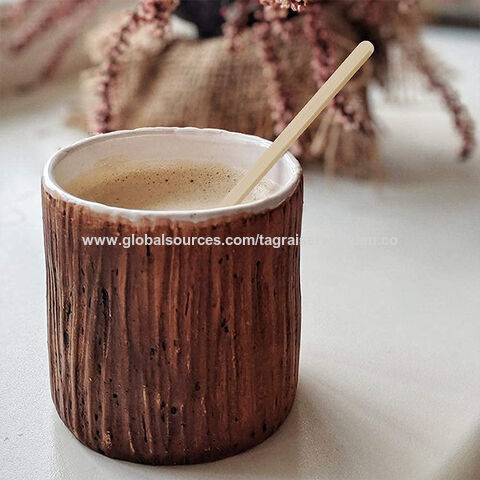 Palitos agitadores de café de madera, desechables, respetuosos con el medio  ambiente, biodegradables, grado café, café, café, té, cóctel (100