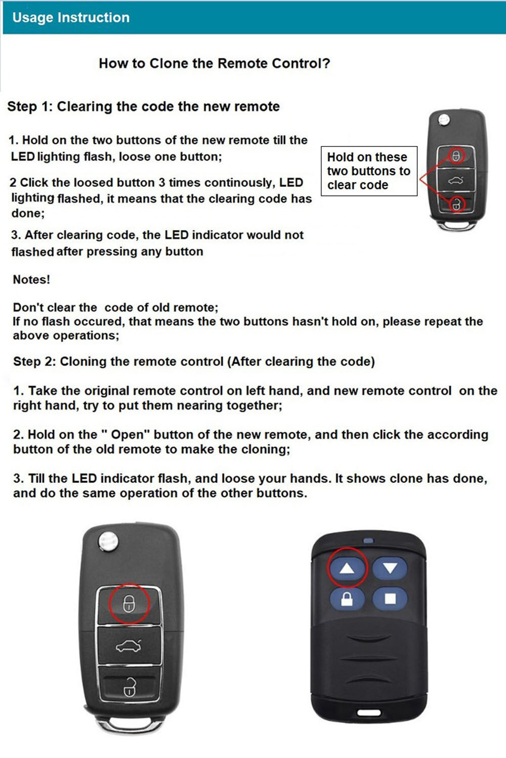 433mhz Wireless Rf Car Remote Duplicators 3buttons Car Key Fob Super