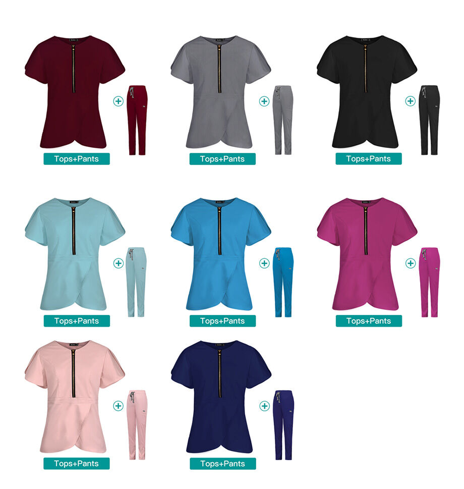 Buy Wholesale China Anti Wrinkle Washable Colours Nurse Scrubs Hospital