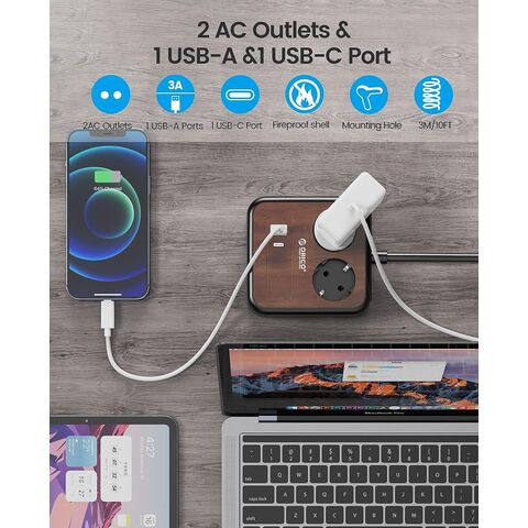 Venta al por mayor Smart Power Strip EU Socket + USB-A + USB-C