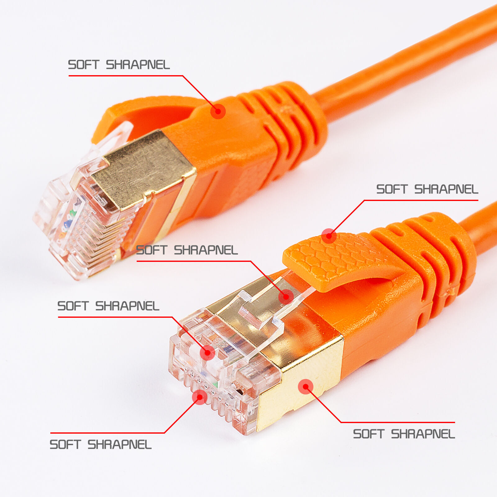 Buy Wholesale China Factory Oem Round Cat7 Ethernet Sstp 1m Cat7 Patch ...