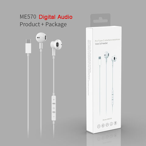 Ecouteur USB C Magnétique Filaire Écouteurs Type C HiFi Stéréo Intra  Auriculaires avec Micro pour Samsung