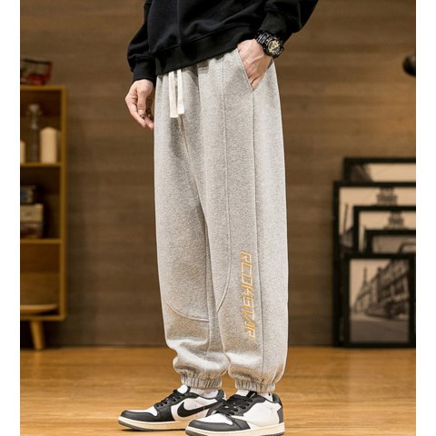 Compre Otoño E Invierno, Pantalones Abrigados Elásticos Casuales De Talla  Grande Para Hombres y Pantalones de China por 3.2 USD