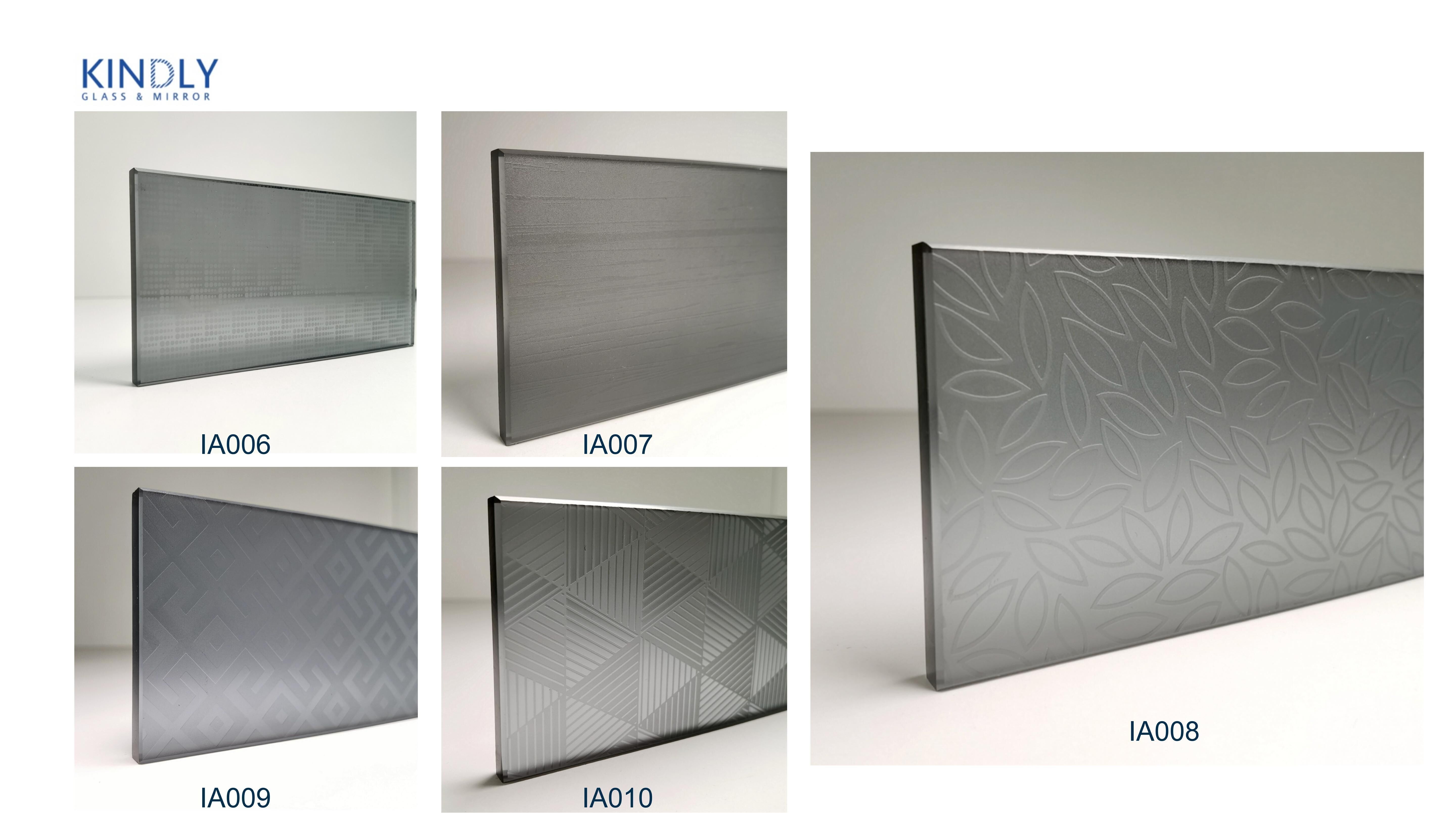 Buy Wholesale China Patterned Acid Etched Glass High Back & Acid Etched ...