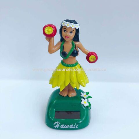 Buy Wholesale China Solar Powered Dancing Hawaii Girl Swinging Bobble Toy  Cute Anime Car Dashboard Decor Shaking Head Toys Auto Interior Accessories  & Toys at USD 1