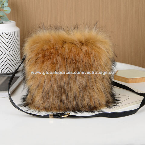 Fur Bag Luxury Designer | Design Bag Shoulder Fur | Faux Fur Bag Designer F  - Winter - Aliexpress