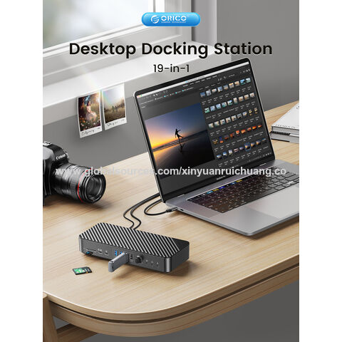 Station d'accueil USB C à double moniteur pour MacBook Pro Air, Triple  affichage 4K