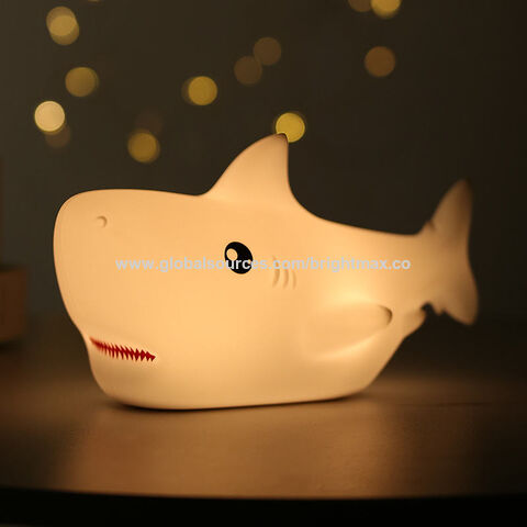 Niedliches, weiches Tier-LED-3D-Nachtlicht für Babys, USB-aufladbare Silikon-Nachtlampe mit Touch-Sensor und individuellem Logo für Kinder