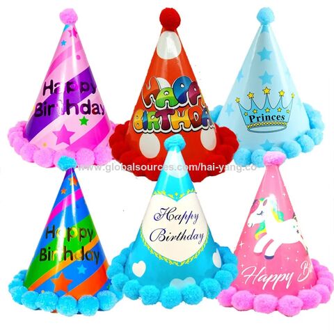 Corona Multicolor Para Fiesta De Medio-cumpleaños Y Cumpleaños De 1, 2, 3, 4,  5 Y 6 Años - Corona De Cumpleaños Brillante, Sombreros De Cumpleaños Para  Niños, Accesorios Para La Foto De