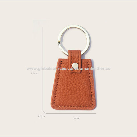 Factory Wholesale Luxury Brand Designer Leather Keychain