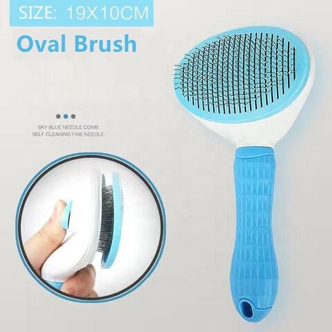 Evolution Self-Cleaning Slicker Dog Brush Small