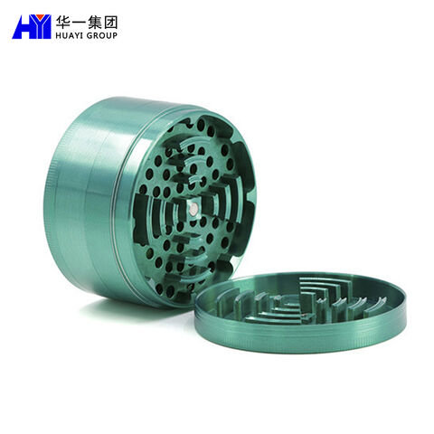 Custom Design CNC machined aluminum Herb Weed Grinder