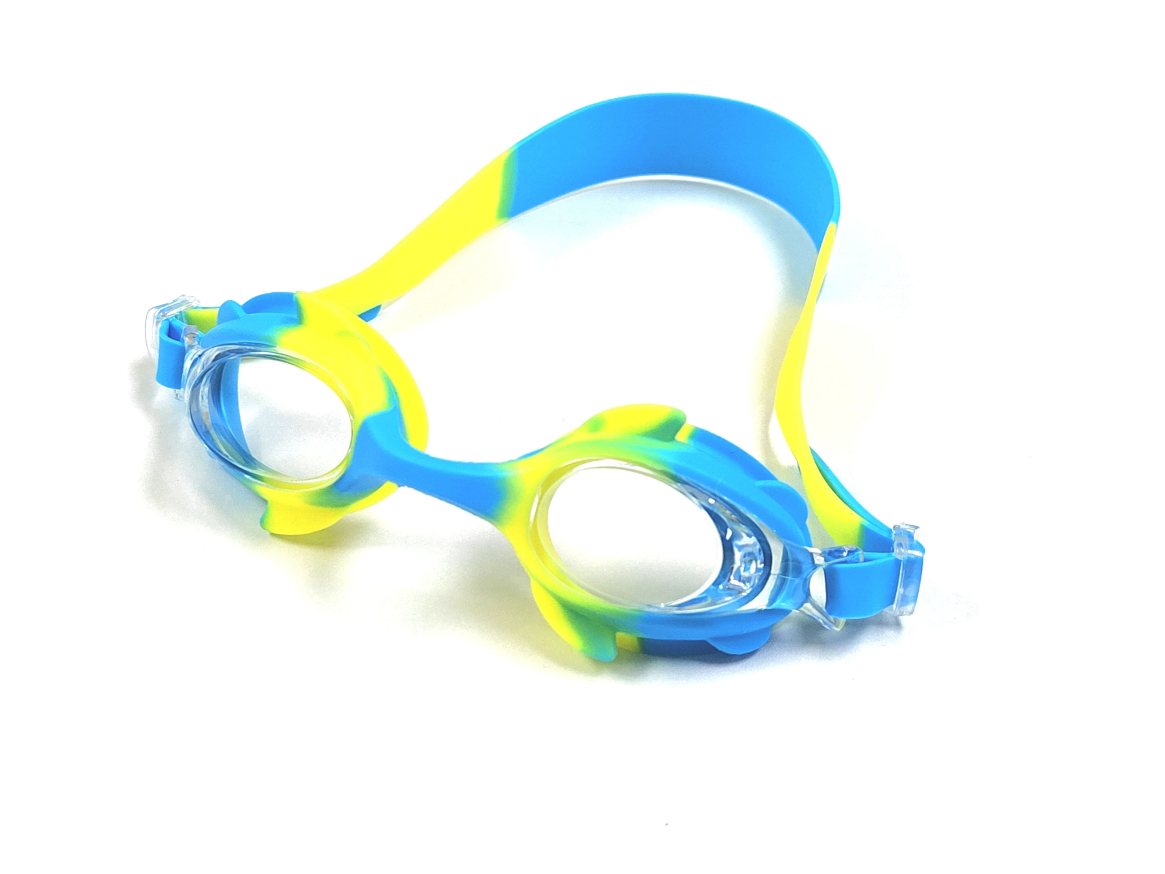 Children Swimming Goggles Tempered Glass Snorkel Diving Mask Swim Mask