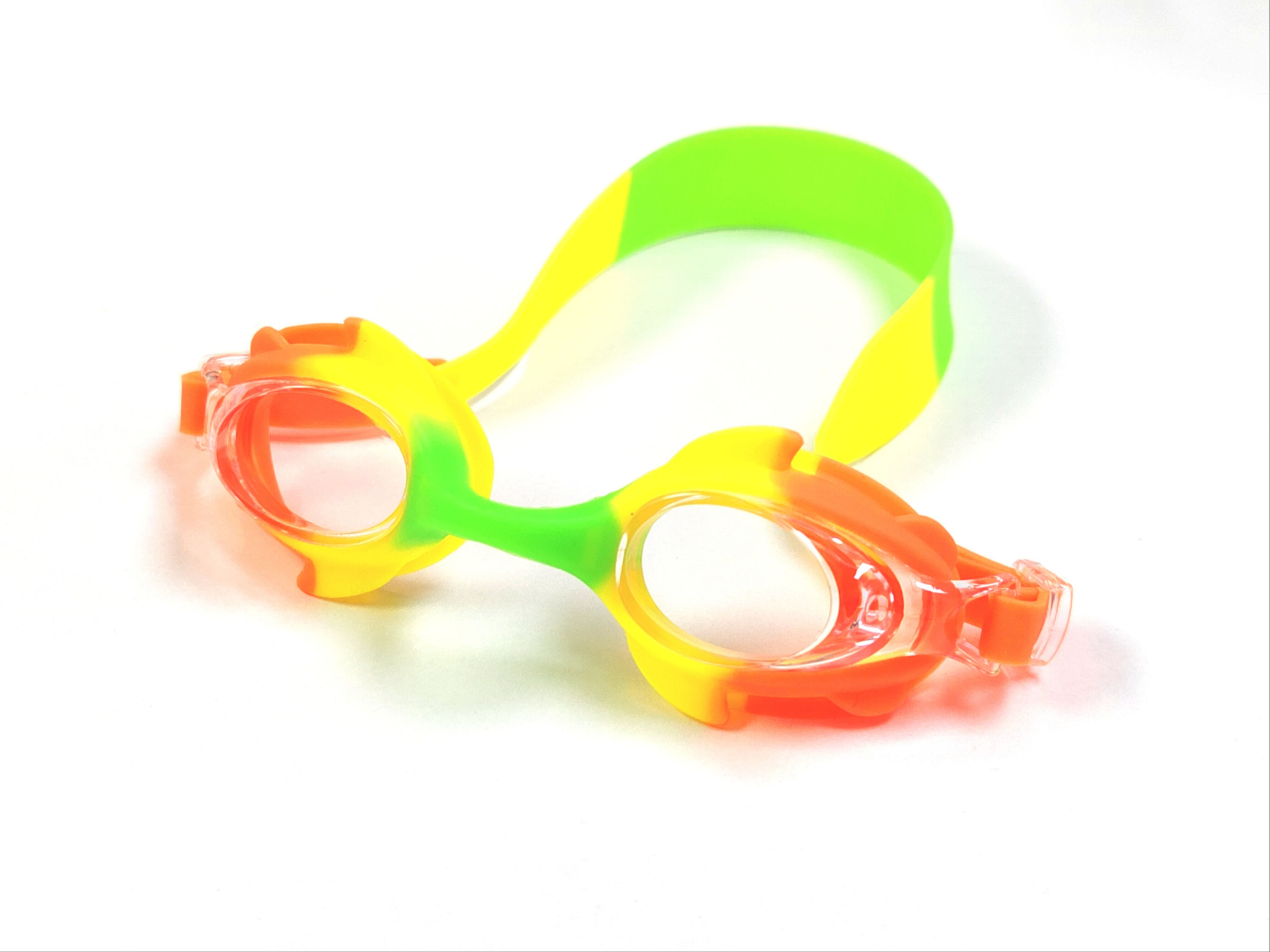 Children Swimming Goggles Tempered Glass Snorkel Diving Mask Swim Mask