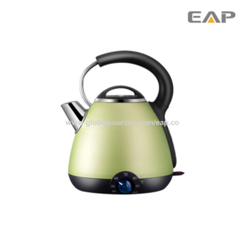 1.7L Fast Electric Kettle Auto Shut-Off Water Boiler Safe ABS+ Stainless  Steel