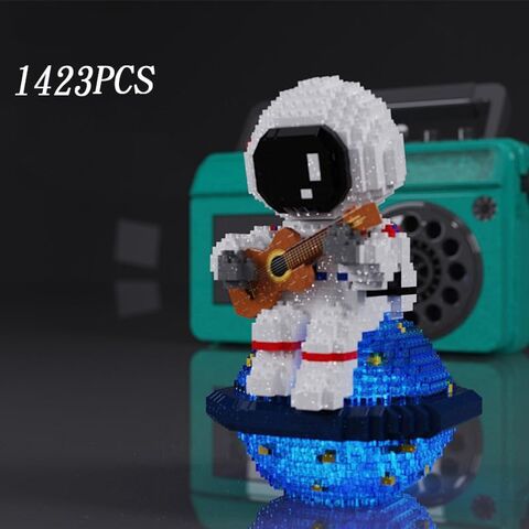 Astronaut Mini Building Sets, Micro Blocks Cool Small Toys with