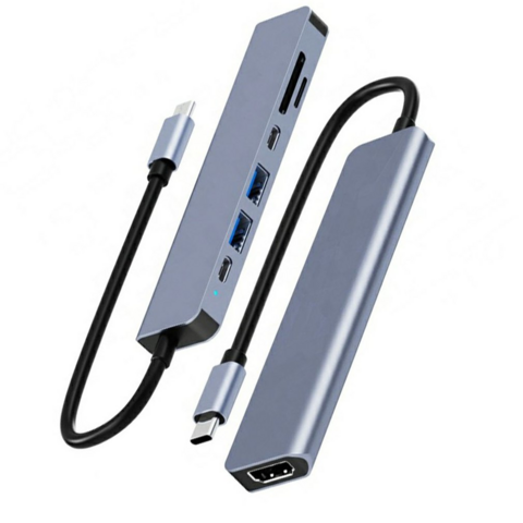 Accessoires USB pour MacBook Pro/MacBook Air avec 3 ports USB 3.0, lecteur  de carte TF/SD, port Thunderbolt 3 PD, adaptateur USB C pour MacBook Pro