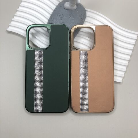 Coques en cuir pour iPhone de luxe femme