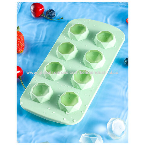 6 Cavities Ice Cube Tray Stackable Mold Candy Pastry Pudding Mould