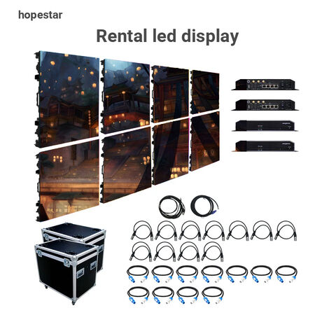 P3.91 indoor rental video wall led screen 500*1000mm led wall 3.91 led  display screen - china top led video wall factory manufacturer