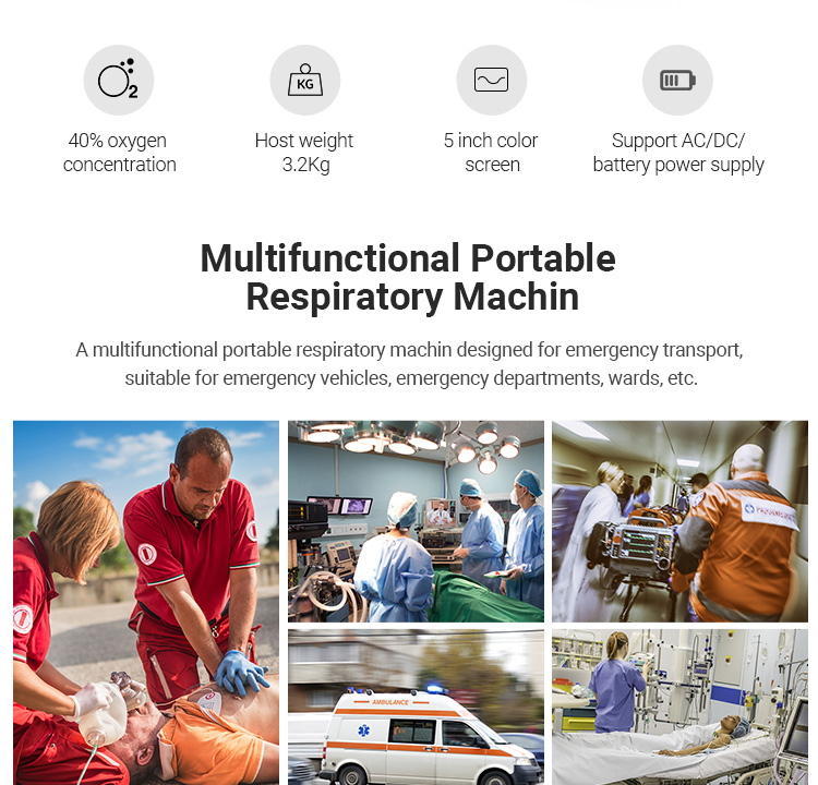 Buy Wholesale China Ce Ambulance Equipment Portable Respiratory Machine ...